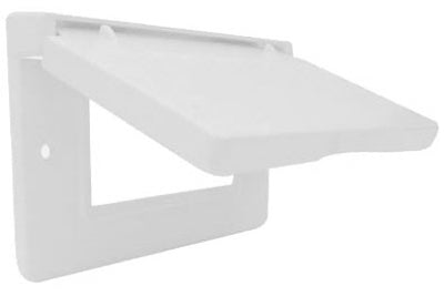 Hardware store usa |  ME WHT Horiz Flip Cover | 1C-GH-W | HUBBELL ELECTRICAL PRODUCTS