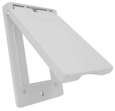 Hardware store usa |  ME WHT Vert Flip Cover | 1C-GV-W | HUBBELL ELECTRICAL PRODUCTS