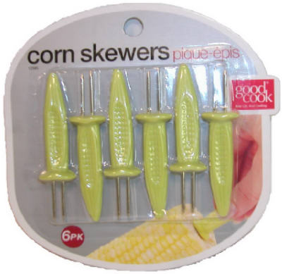 Hardware store usa |  6CT Jumbo Corn Skewer | 12585 | BRADSHAW INTERNATIONAL