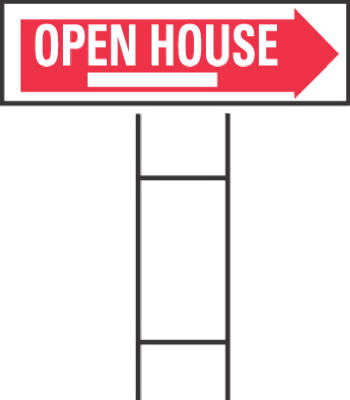 Hardware store usa |  6x24 Open House Sign | 842232 | HILLMAN FASTENERS