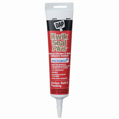 Hardware Store USA | 5.5OZ WHTMicroban Caulk