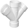 Hardware store usa |  1-1/2 PVC Double Wye | PVC 00611  0600HA | CHARLOTTE PIPE & FOUNDRY CO.