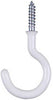 Hardware Store USA | 2PK 1-1/2 WHT Cup Hook