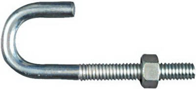 Hardware Store USA | 5/16x3 Zinc J Bolt