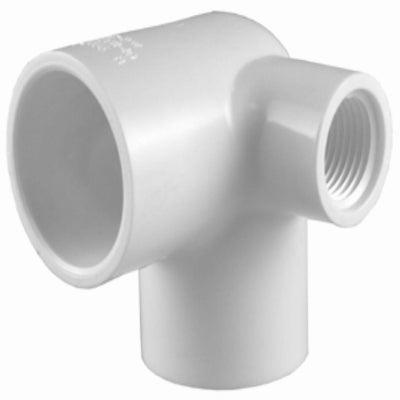 Hardware store usa |  1/2 WHT Side Inlet Ell | PVC 02520  0600HA | CHARLOTTE PIPE & FOUNDRY CO.