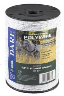 1312' WHT Poly Wire