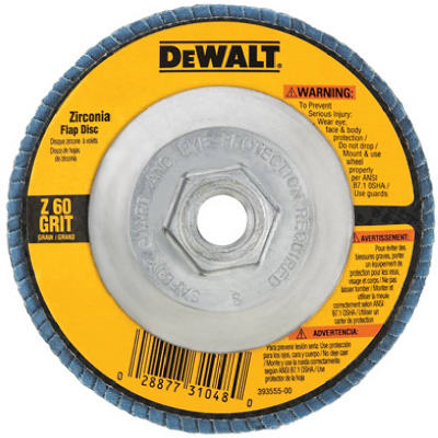 Hardware Store USA | 4-1/2x5/8 60G Flap Disc