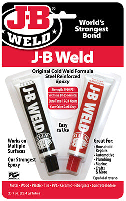 Hardware store usa |  Cold Weld 2OZ Adhesive | 8265-S | J-B WELD CO