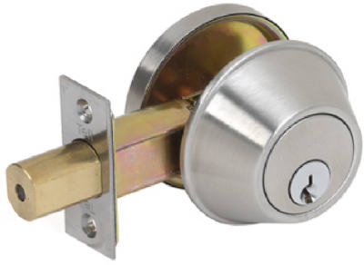 Hardware store usa |  Sat SS SGL Cyl Deadbolt | CL100055 | TELL MANUFACTURING INC