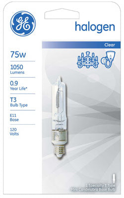 Hardware Store USA | GE 75W Halo QTZ Lamp