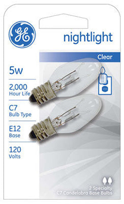 Hardware Store USA | GE2PK 5W CLR Night Bulb