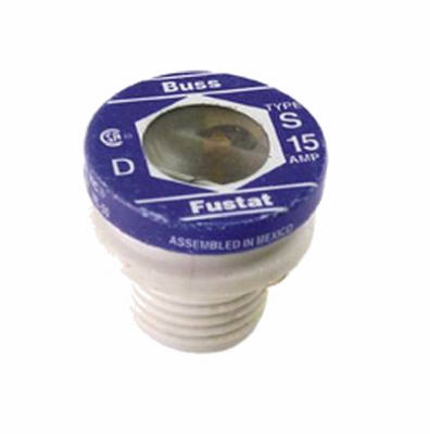 Hardware Store USA | 2PK 15A S Plug Fuse