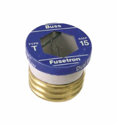 Hardware Store USA | 2PK 15A T Plug Fuse