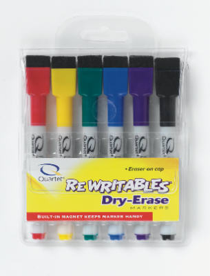 Hardware Store USA | 6PK Rewriteable Marker