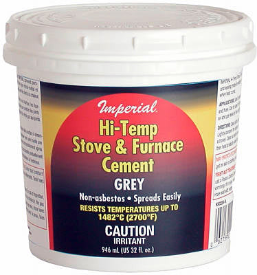 Hardware store usa |  32OZ GRY Hi Temp Cement | KK0284-A | IMPERIAL MFG GROUP USA INC