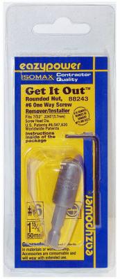 Hardware store usa |  #6 1 Way Screw Remover | 88243 | EAZYPOWER CORP