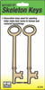 Hardware Store USA | 2PK Notch Skeleton Keys | Pack Of 5