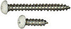 Hardware Store USA | 12PK WHT BKT Screw | Pack Of 5