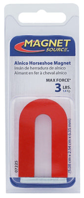 Hardware store usa |  RED SM Horseshoe Magnet | 7225 | MASTER MAGNETICS