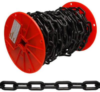 Hardware Store USA | 60' #8 BLK Plas Chain