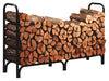 Hardware Store USA | 8' BLK STL DLX Log Rack