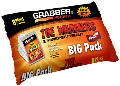 Hardware store usa |  8PK PR Toe Warmers | TWES8DISPLAYUSA | GRABBER WARMERS