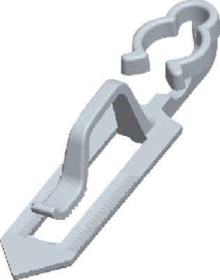 Hardware store usa |  25CT ClayTile Roof Clip | 73024-25COSCC | DYNO SEASONAL SOLUTIONS