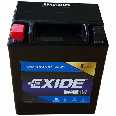 Hardware store usa |  12V Powersport Battery | EPX14AH-FA | CONTINENTAL BATTERY SYSTEMS