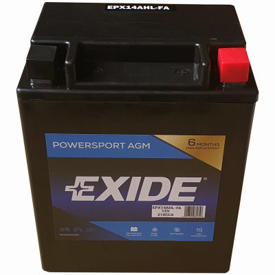 Hardware store usa |  12V Powersport Battery | EPX14AHL-FA | CONTINENTAL BATTERY SYSTEMS
