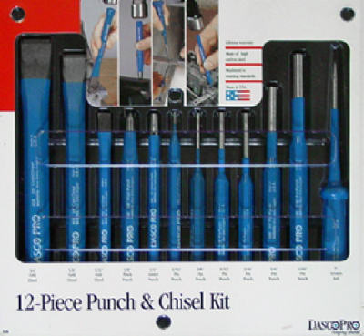 12PC Punch & Chis Kit