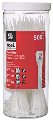 Hardware Store USA | 500PC CableTie Canister