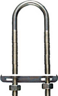 Hardware Store USA | 1/4x1-3/8x4 U-Bolt