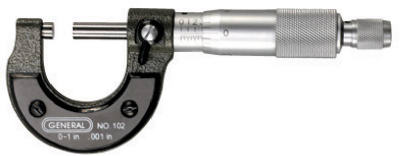 Hardware store usa |  Util Micrometer | 102 | GENERAL TOOLS MFG