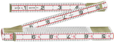 Hardware Store USA | 5/8x6' Eng WD Rule