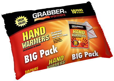 Hardware store usa |  10PK Bag Hand Warmer | HWPP10DISPLAYUSA | GRABBER WARMERS