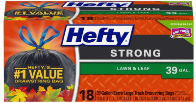 Hardware store usa |  18CT 39GAL LWN/Leaf Bag | E86720 | REYNOLDS CONSUMER PRODUCTS