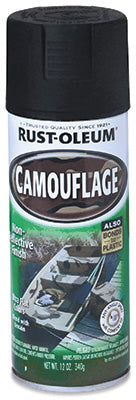 Hardware Store USA | 12OZ Camo BLK Spr Paint