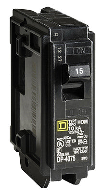 Hardware store usa |  15A SP Circ Breaker | HOM115C | SQUARE D BY SCHNEIDER ELECTRIC