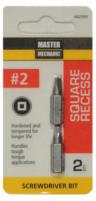 Hardware Store USA | MM #3 SQ Recess Bit Tip | Pack Of 6