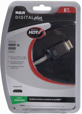 6' HDMI-HDMI Cable