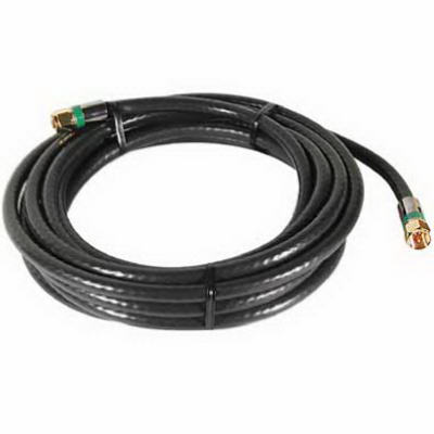12' BLK Quad Coax Cable