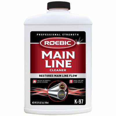 Hardware store usa |  32OZ Main Line Cleaner | K-97-Q-12 | ROEBIC LABORATORIES INC