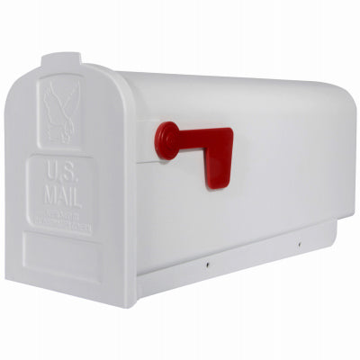 Hardware store usa |  WHT Poly Rural Mailbox | PL10W0AM | SOLAR GROUP