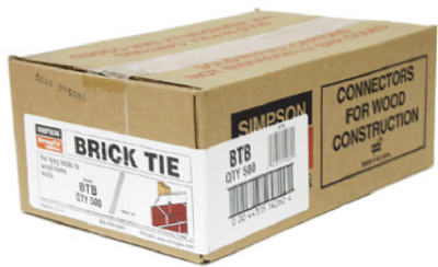 Hardware store usa |  500PK Brick Tie | BTB | SIMPSON STRONG TIE