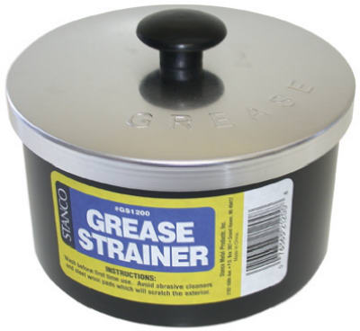 Hardware store usa |  Grease Strainer Cup/Lid | GS-1200 | STANCO METAL PROD