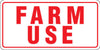 Hardware store usa |  6x12 ID Farm Use Tag | 843233 | HILLMAN FASTENERS