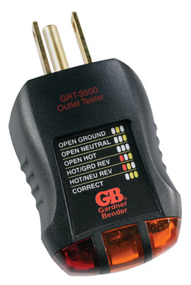 Hardware store usa |  Receptacle Tester | GRT-3500 | ECM INDUSTRIES LLC