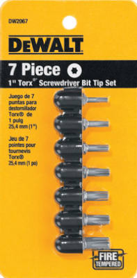 Hardware Store USA | 7PC Torx Bit Tip Set