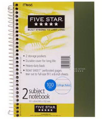 Hardware store usa |  100SHT WHT Notebook | 6180 | ACCO/MEAD