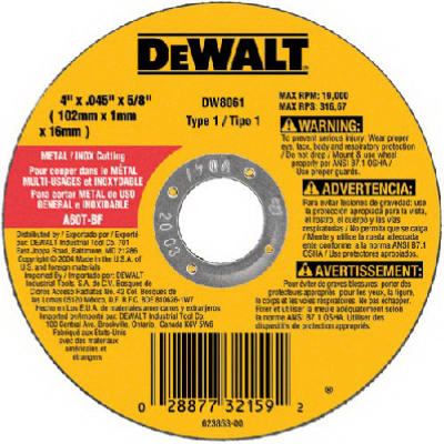 Hardware Store USA | 4x.045x5/8 CutOff Wheel